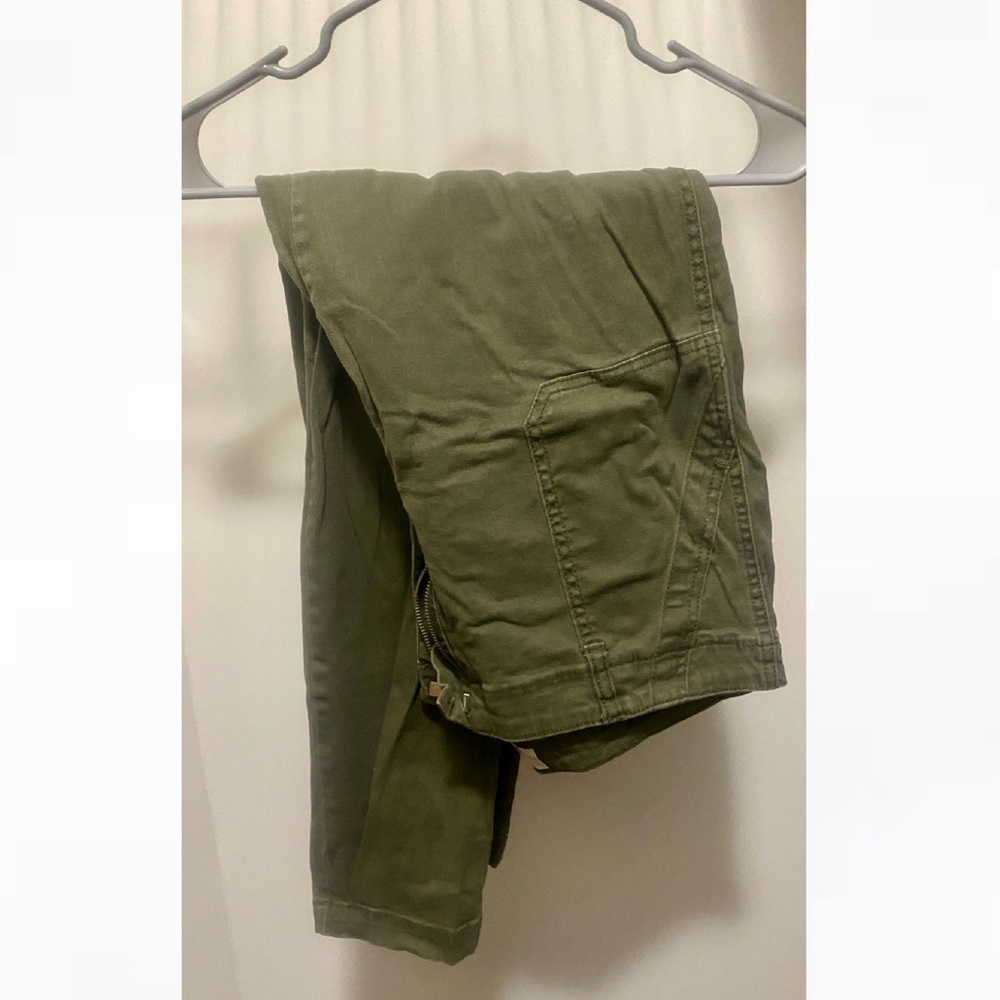 Green Cargo Style Jeans